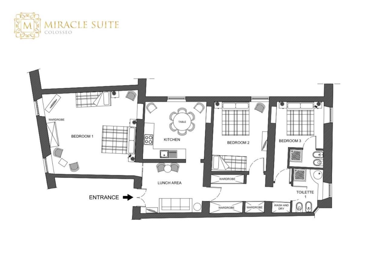 Colosseo Miracle Suite روما المظهر الخارجي الصورة